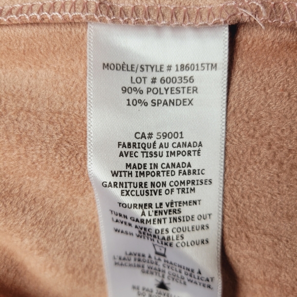 NWT Dusty Pink Vegan Microsuede Leggings - Picture 13 of 15